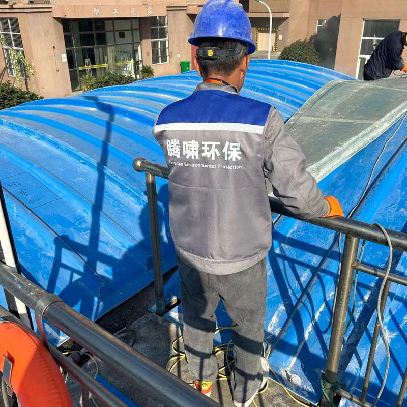 江苏省无锡市污水站玻璃钢拱形盖板